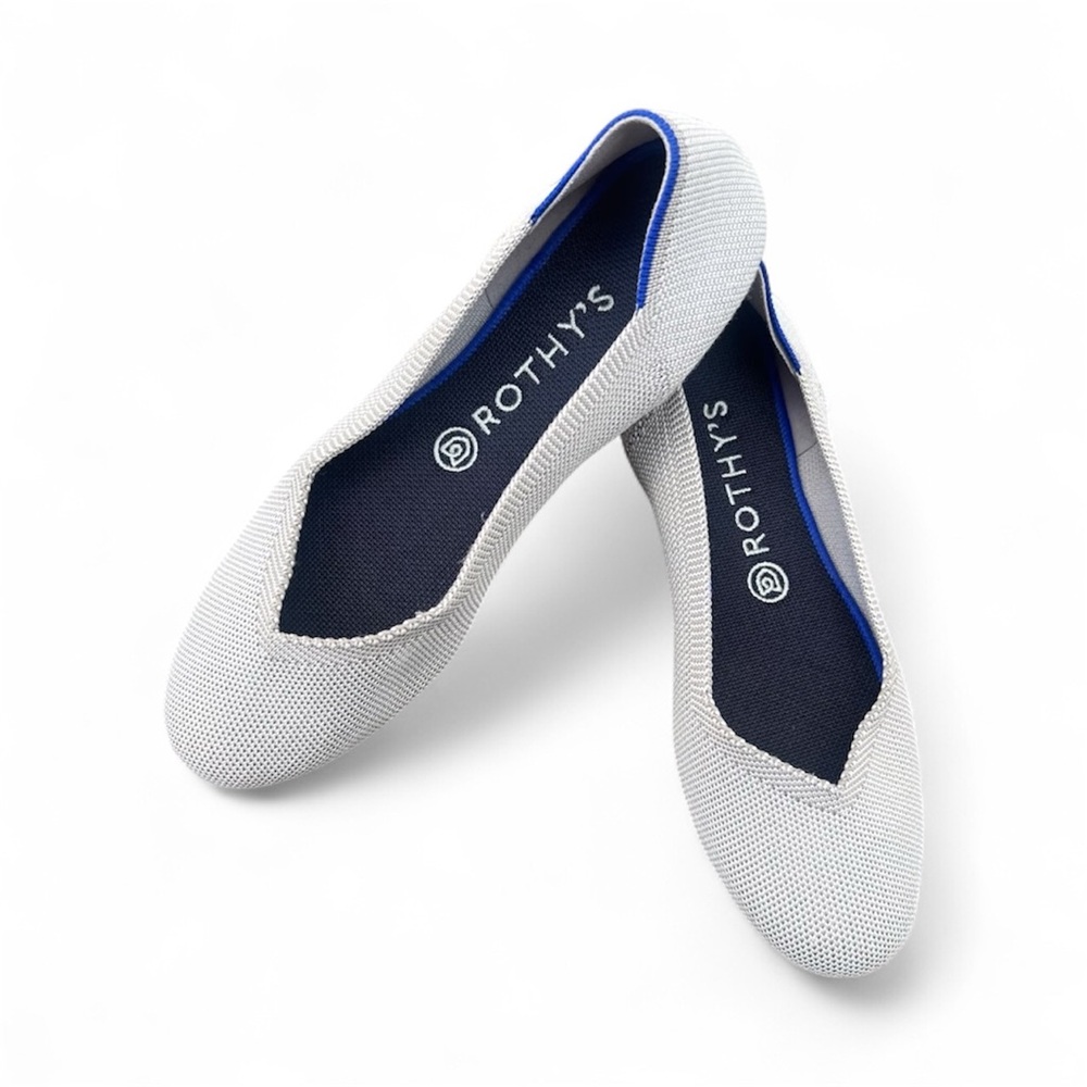 Rothy's The Flat round toe ballet flat in Flax Birdseye✨